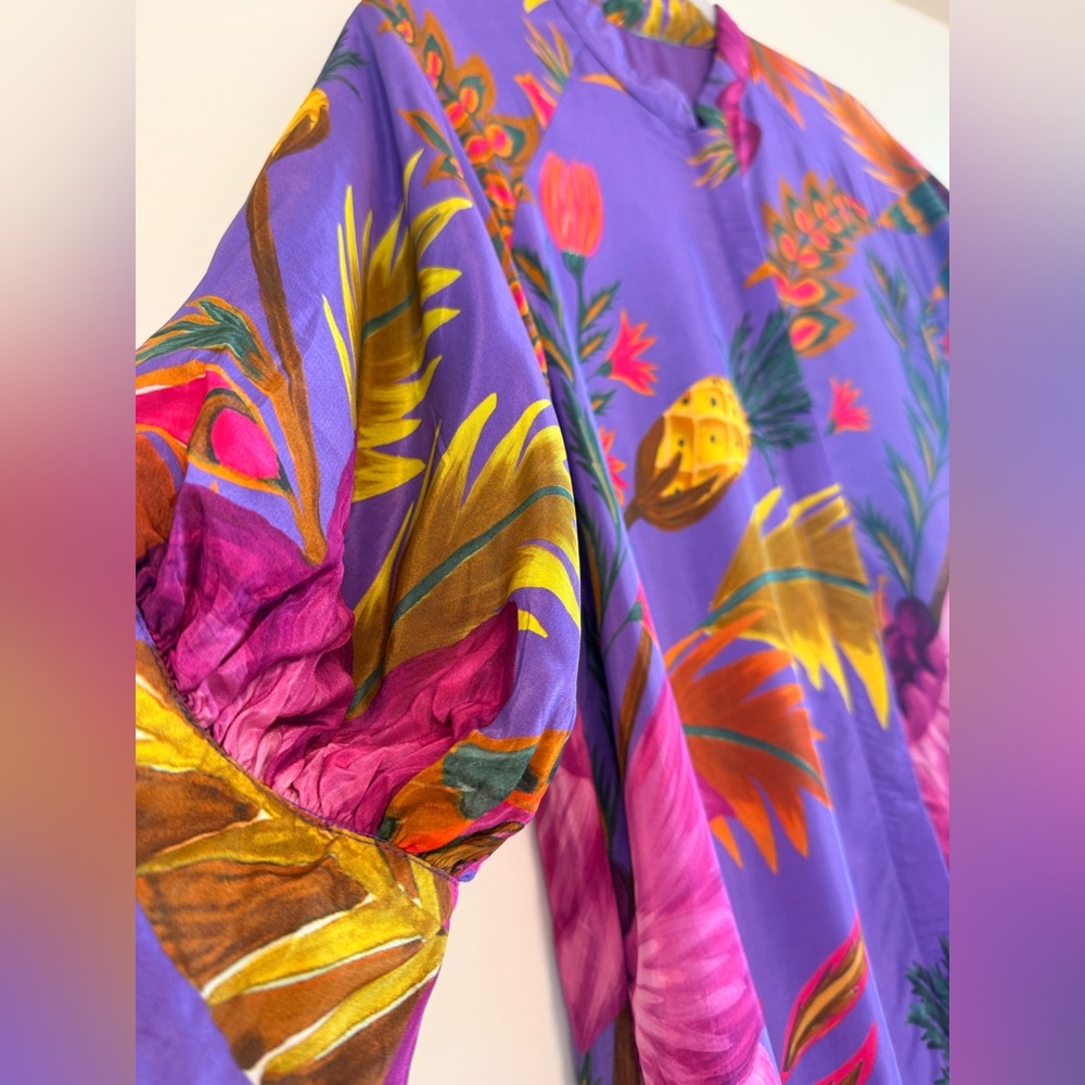 Vibrant Floral Maxi Dress - Picture 6 of 10